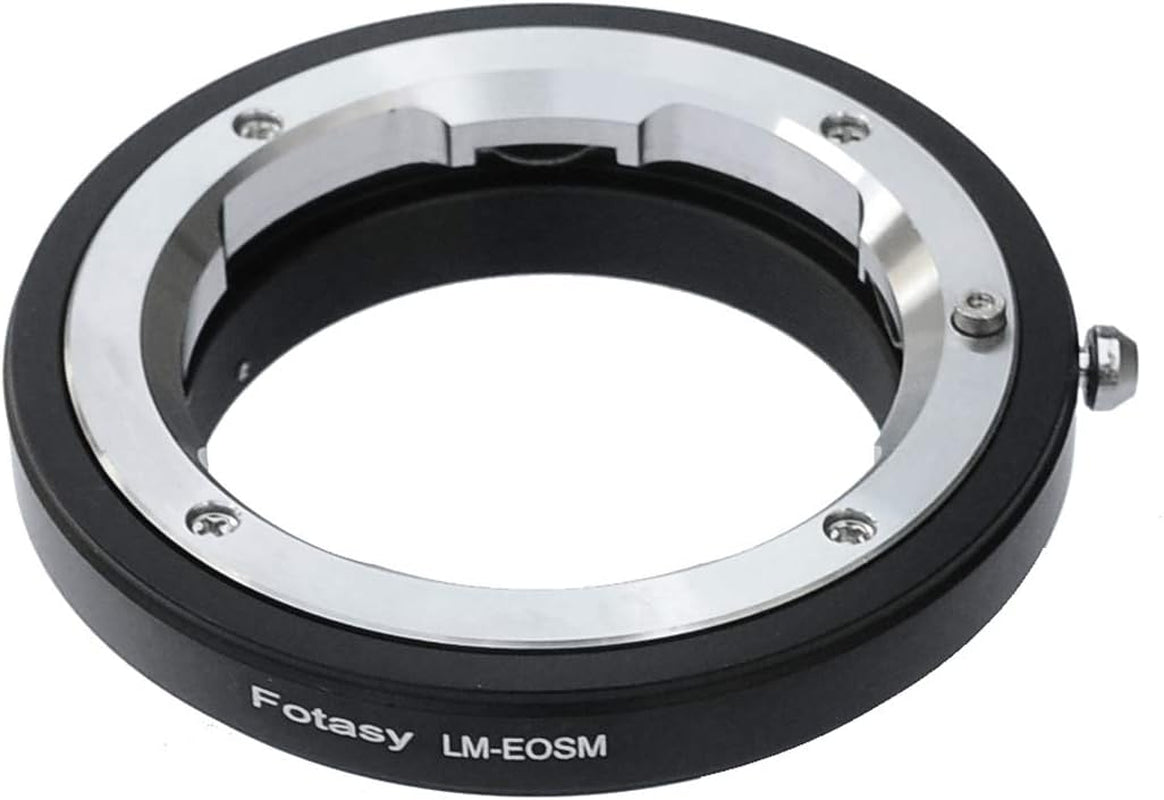 Leica M Lens to EF-M Mount Adapter, LM Lense EOS M Adapter, Compatible with Canon EF M Mount Mirrorless Cameras EOS M M2 M3 M5 M6 M6 Mark II M10 M50 M100 M200 M200