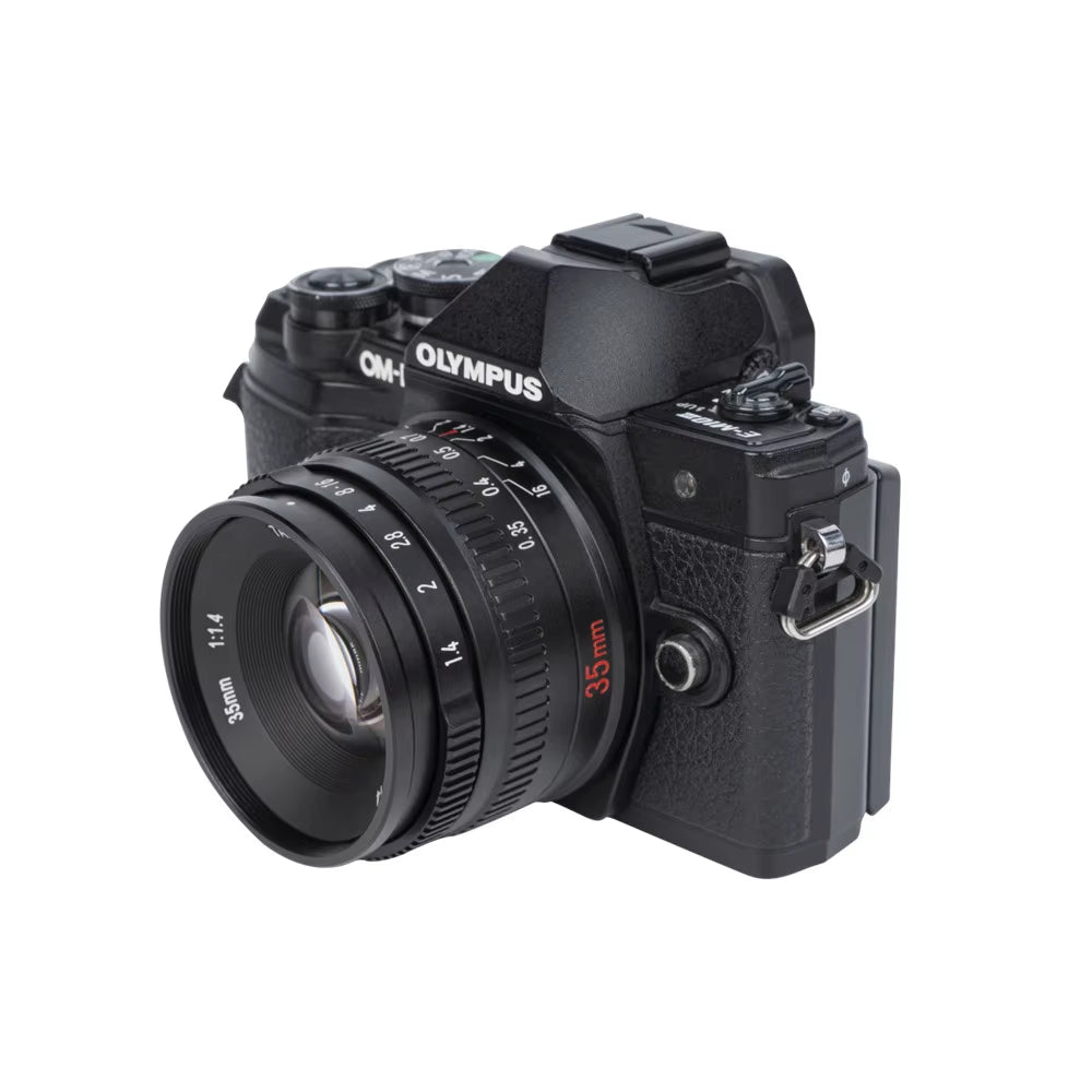 35Mm F1.4 Mark II APS-C Prime Lens for Sony E ZVE10 A6000 FX30 Fujifilm FX X-H2 Micro 4/3 Epm1 Nikon ZFC Canon RF RP