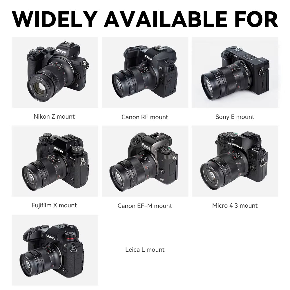 60Mm F2.8 Mark II APS-C Macro Lens for Sony E ZVE10 Nikon Z Z6II Fuji XF Canon RF R6 Micro 4/3 GH1/GH2 Leica T TL SL