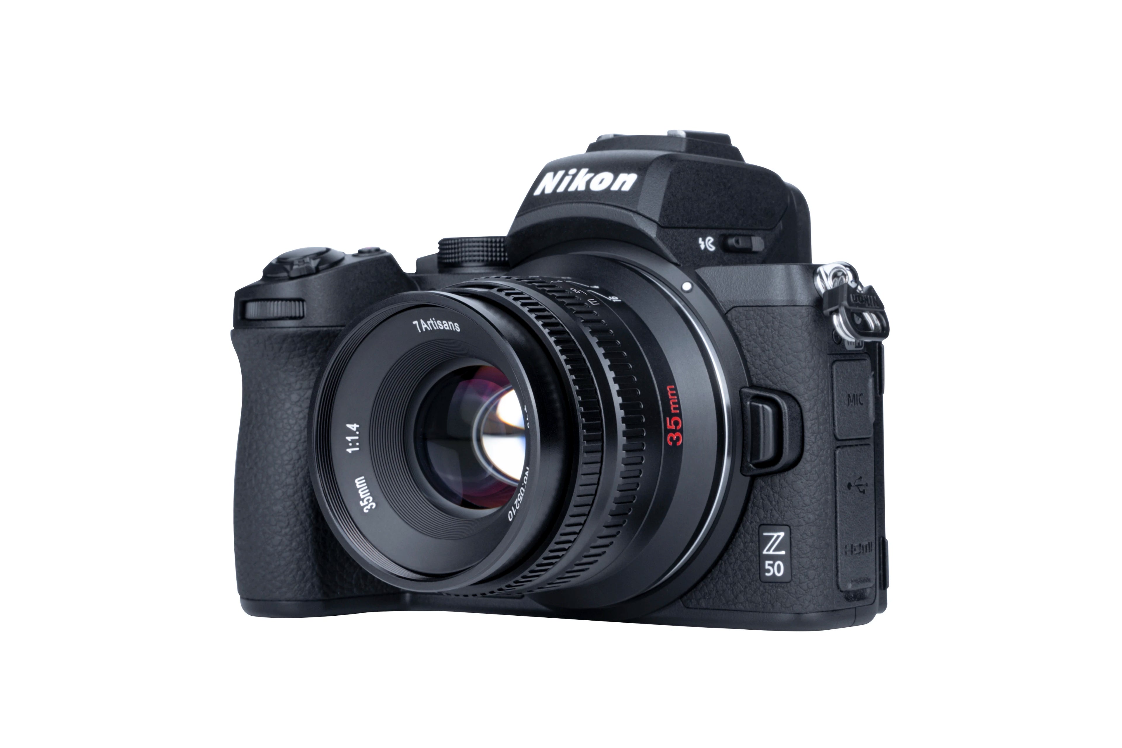 35Mm F1.4 Mark II APS-C Prime Lens for Sony E ZVE10 A6000 FX30 Fujifilm FX X-H2 Micro 4/3 Epm1 Nikon ZFC Canon RF RP