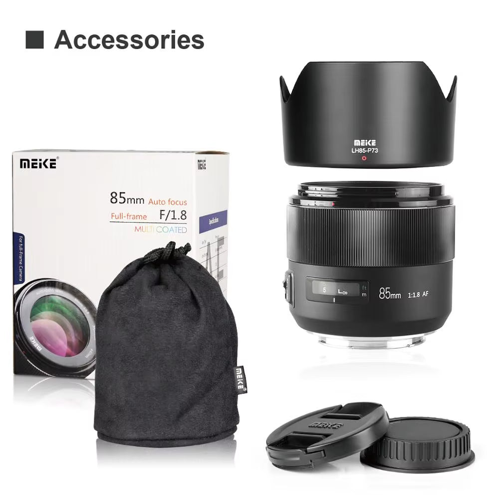 85Mm F/1.8 Full Frame Auto Focus Portrait Prime Lens for Canon EOS EF Mount Digital SLR Cameras