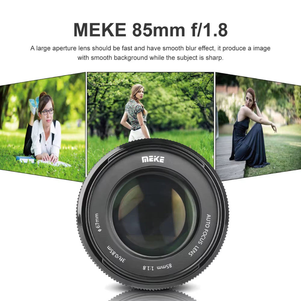 85Mm F/1.8 Full Frame Auto Focus Portrait Prime Lens for Canon EOS EF Mount Digital SLR Cameras