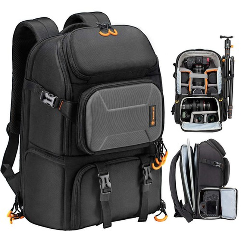 Pro Camera Backpack Large Camera Bag with Laptop Compartment Tripod Holder Wa...